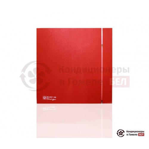  Вентилятор для ванной Soler & Palau SILENT 200 CZ DESIGN 3C RED в Гомеле