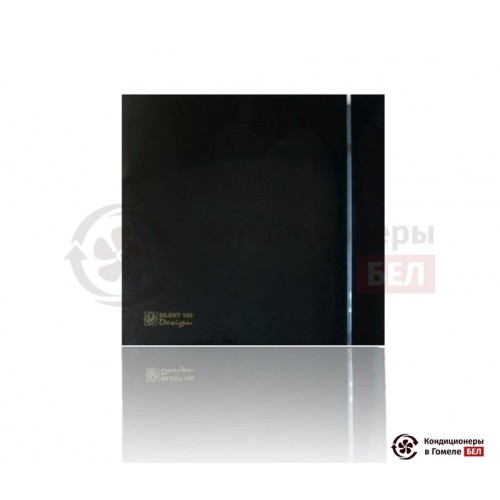  Вентилятор для ванной Soler & Palau SILENT 100 CZ DESIGN 4C BLACK в Гомеле